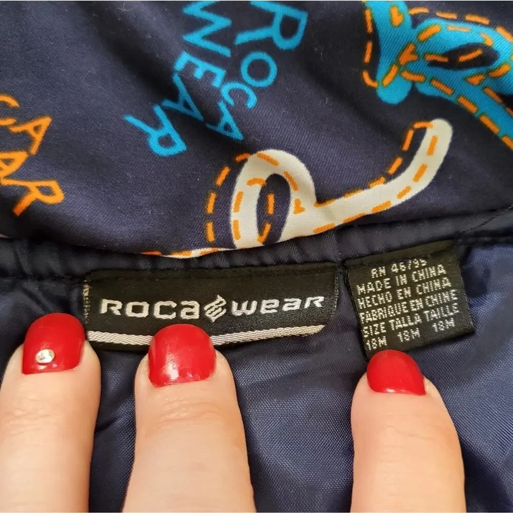 NWT Rocawear | Logo Print Embroidered Puff Vest